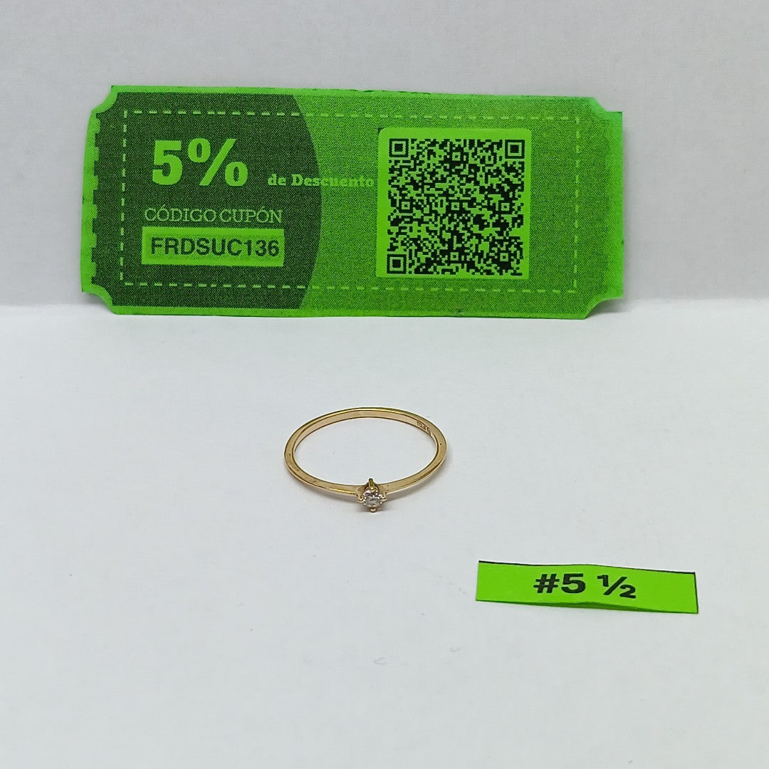 SOLITARIO ORO 18 K 0.7 GRMS (SEMINUEVO)