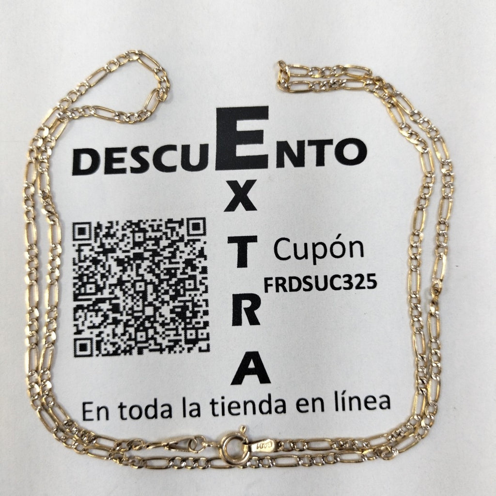 CADENA ORO 10 K 3.9 GRMS (SEMINUEVO)