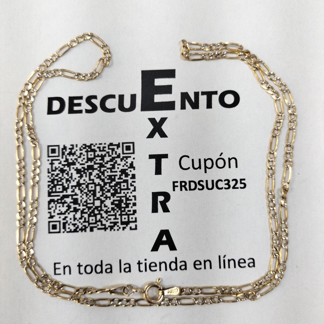 CADENA ORO 10 K 3.9 GRMS (SEMINUEVO)