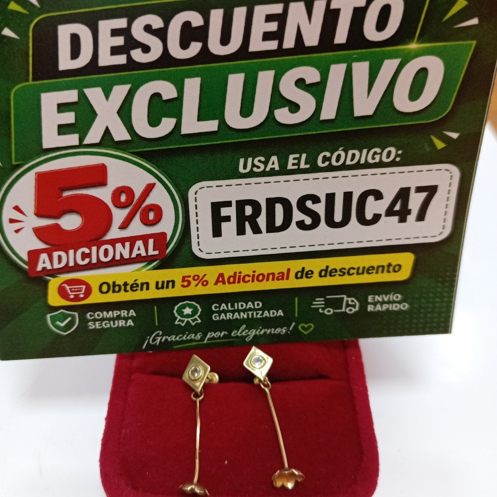 BROQUELES PAR ORO 10 K 0.6 GRMS (SEMINUEVO)