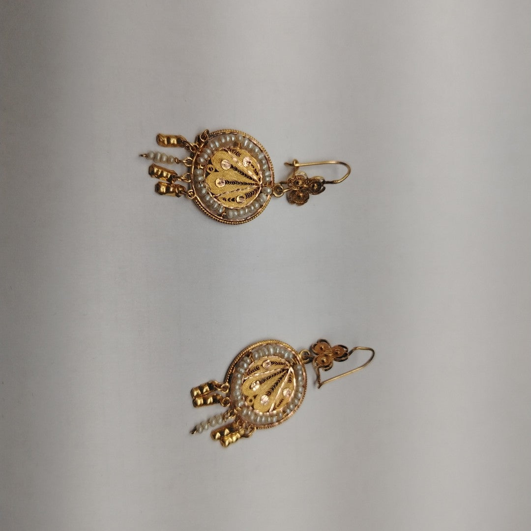 ARETES PAR ORO 10 K 5.7 GRMS (SEMINUEVO)
