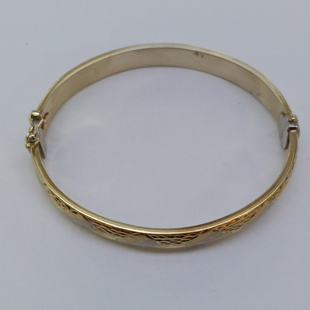 PULSERA RIGIDA ORO 14 K 10.5 GRMS (SEMINUEVO)
