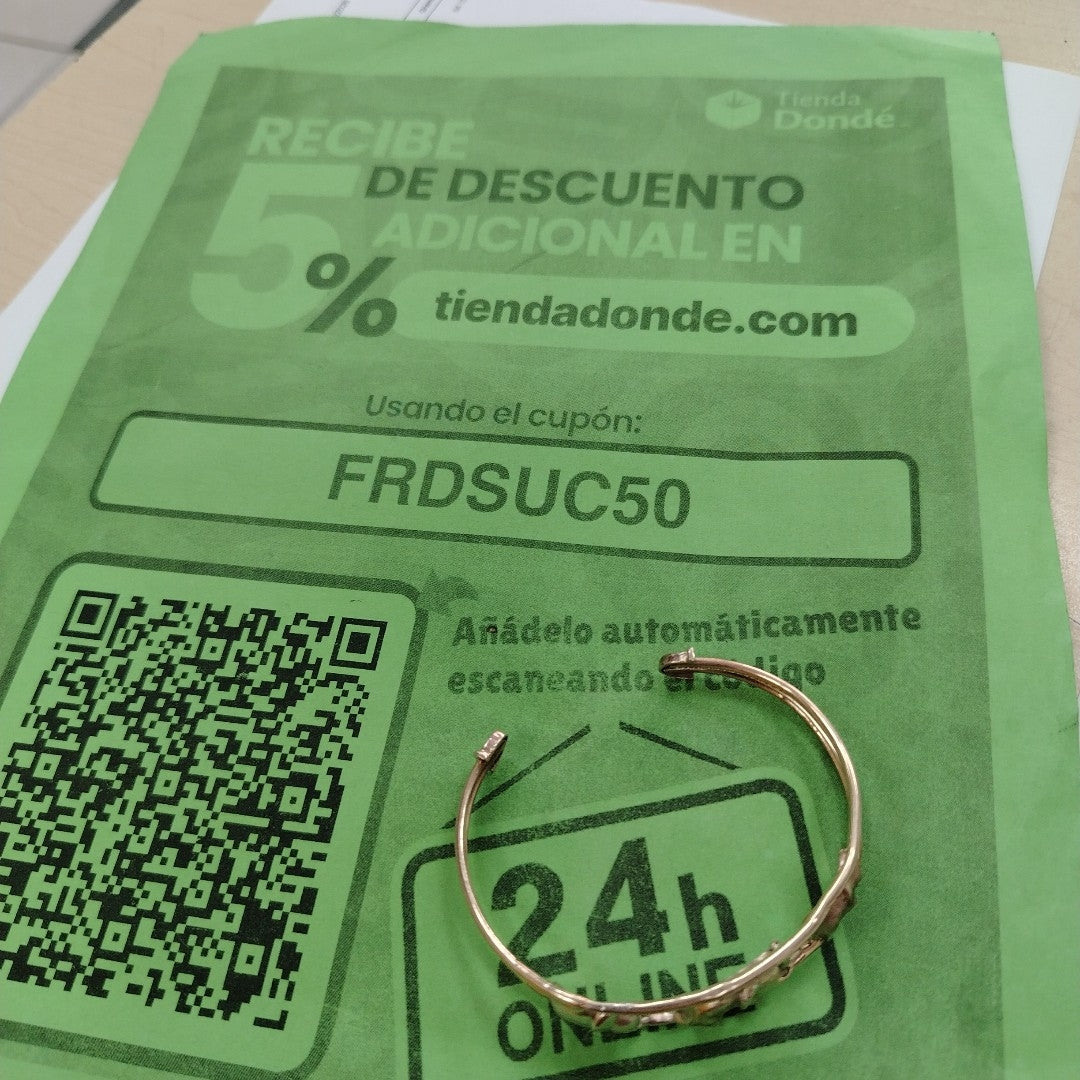 PULSERA ORO, ORO COMBINADO 10 K 10.5 GRMS (SEMINUEVO)