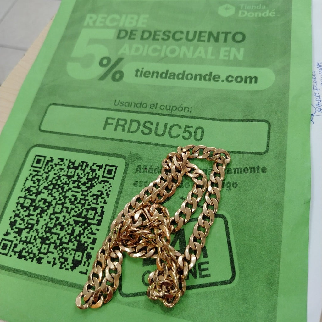 CADENA ORO 18 K 26.6 GRMS (SEMINUEVO)