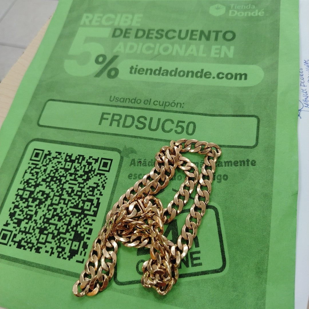 CADENA ORO 18 K 26.6 GRMS (SEMINUEVO)