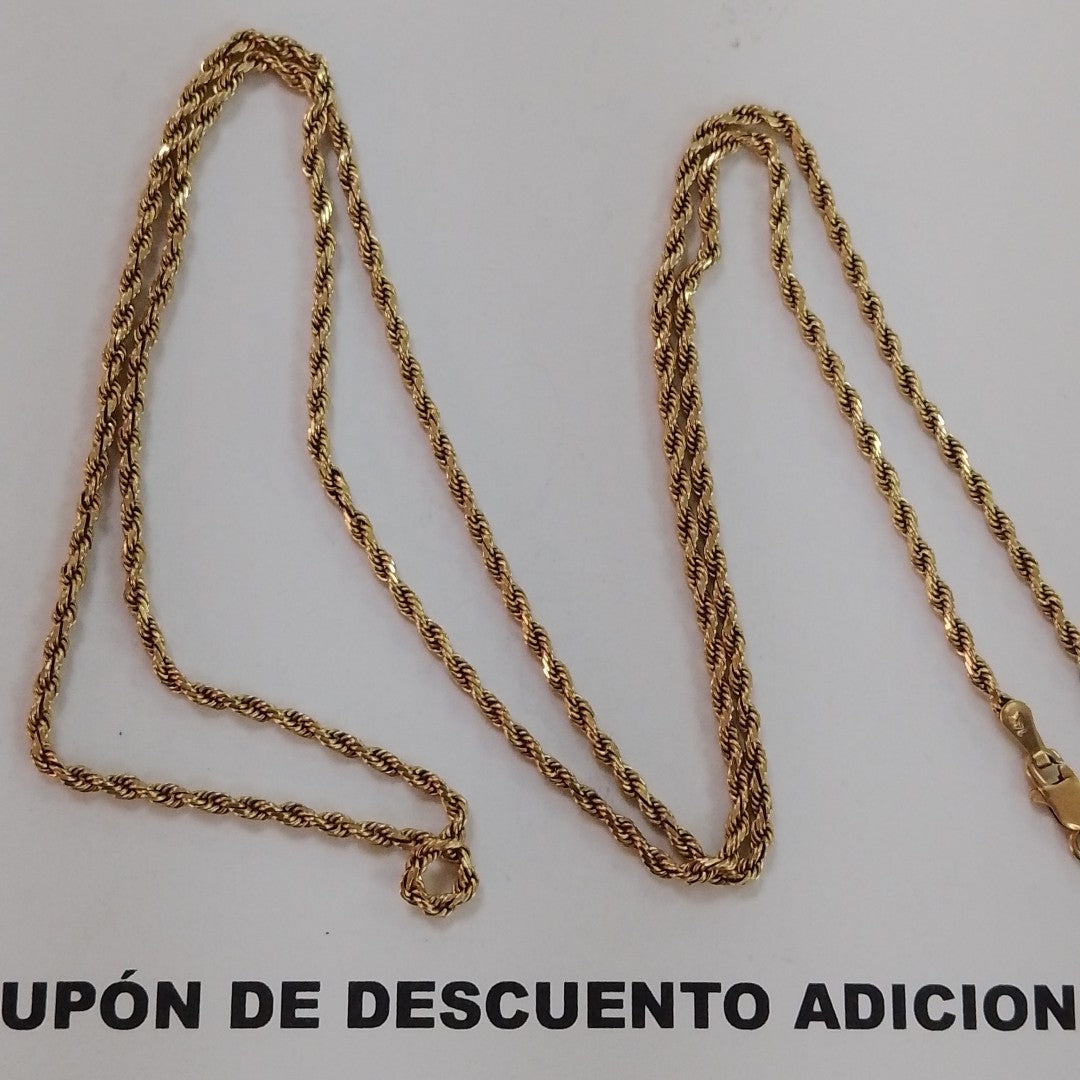 CADENA ORO 14 K 8,90 GRMS (SEMINUEVO)
