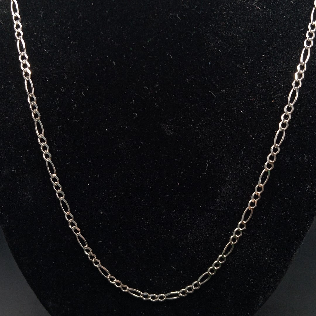 CADENA ORO, ORO BLANCO 14 K 4.5 GRMS (SEMINUEVO)
