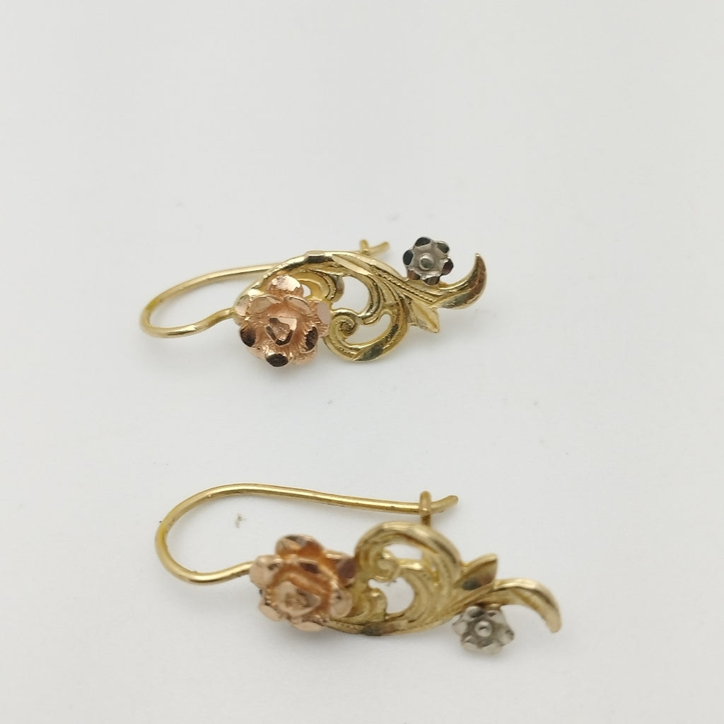 ARETES PAR ORO 14 K 2.8 GRMS (SEMINUEVO)