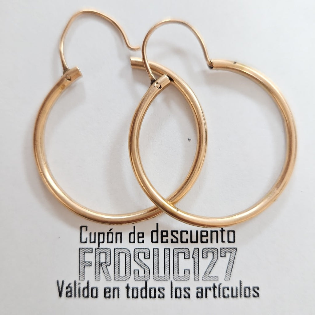 ARRACADAS PAR ORO 10 K 2.8 GRMS (SEMINUEVO)