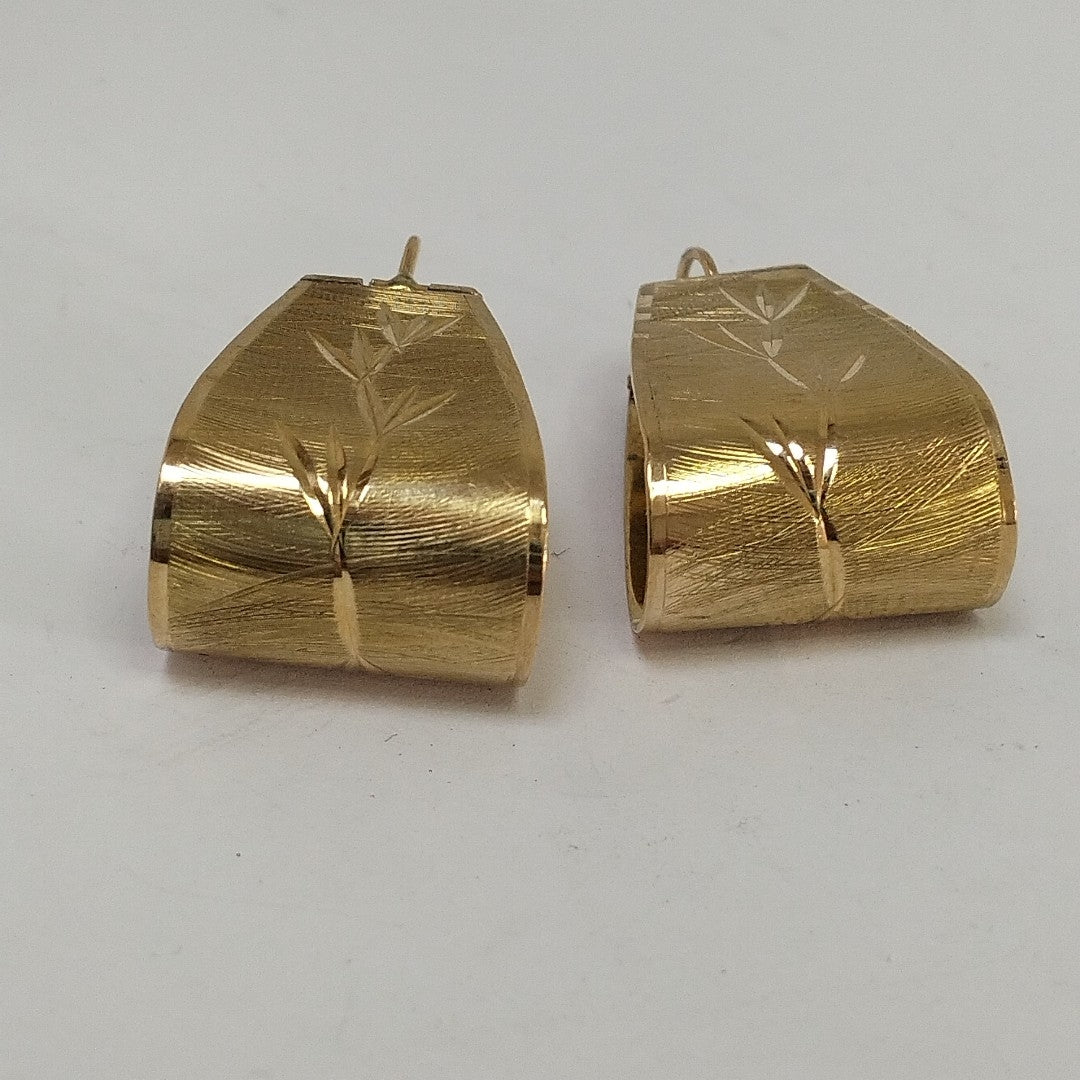 ARRACADAS PAR ORO 8 K 7,20 GRMS (SEMINUEVO)