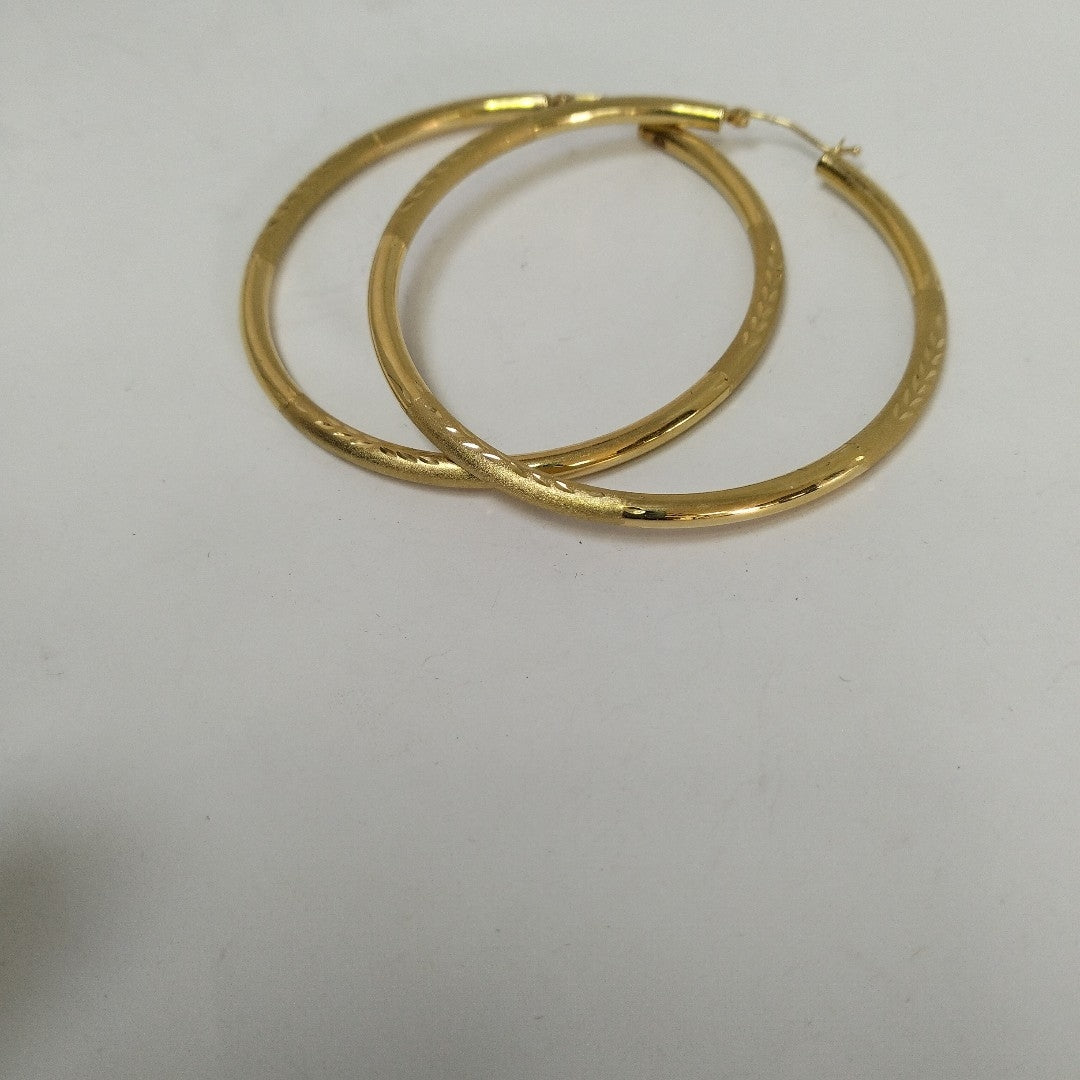 ARRACADAS PAR ORO 10 K 3.6 GRMS (SEMINUEVO)