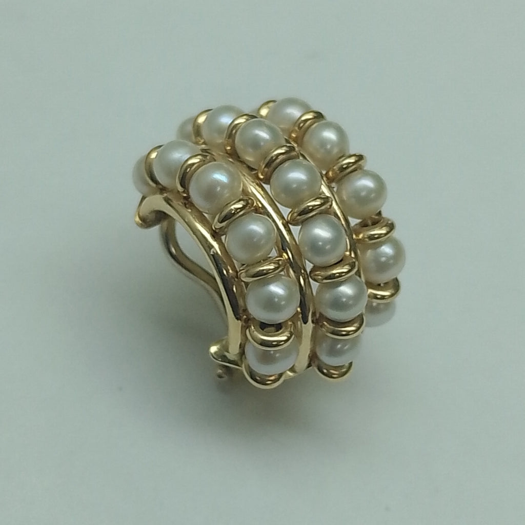 ARETES PAR ORO 14 K 8,90 GRMS (SEMINUEVO)
