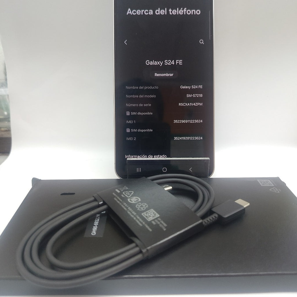 CELULAR SAMSUNG GALAXY S24 FE SM-S721B 256 GB 8 GB RAM (SEMINUEVO)