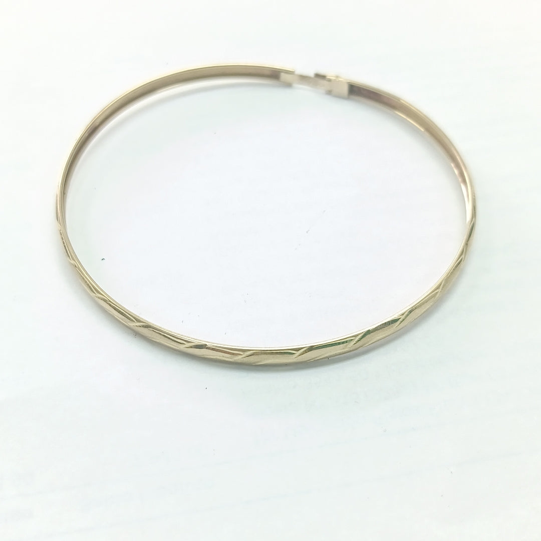 PULSERA RIGIDA ORO 10 K 3,40 GRMS (SEMINUEVO)