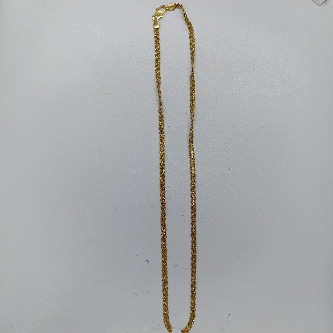 CADENA ORO 21 K 4.8 GRMS (SEMINUEVO)