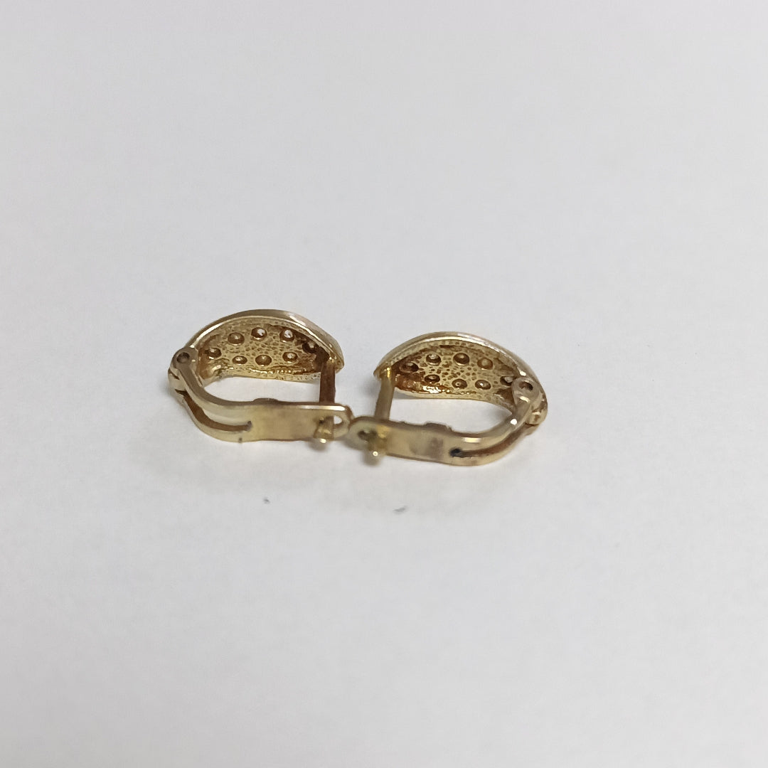 ARETES PAR ORO 10 K 1.4 GRMS (SEMINUEVO)