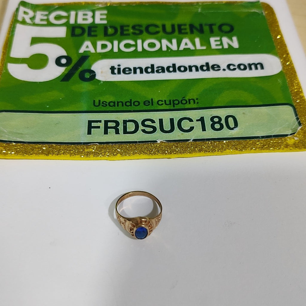 ANILLO ORO 10 K 1,10 GRMS (SEMINUEVO)