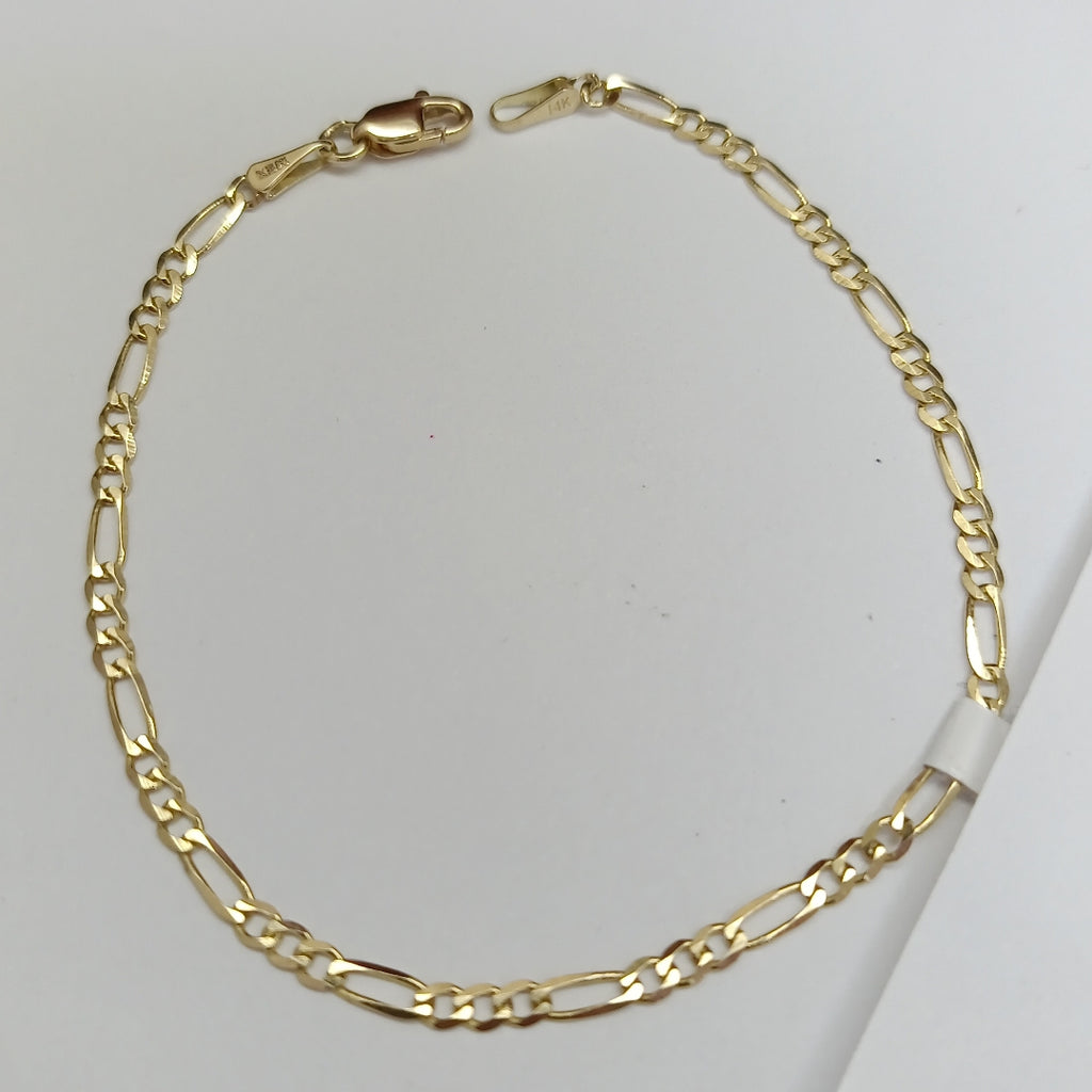 PULSERAS 3X1 ORO 14K 18 CM 1.8 GR (NUEVO)