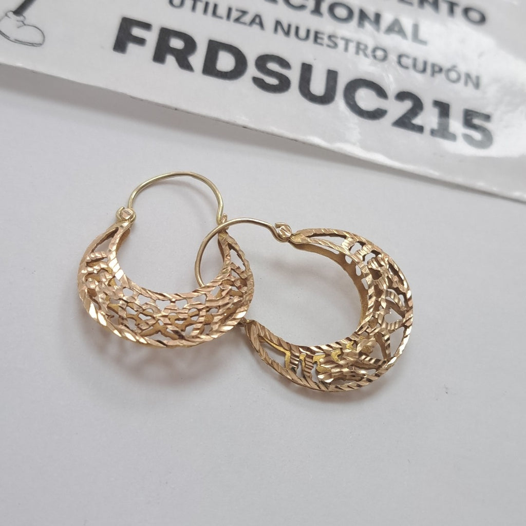 ARRACADAS PAR ORO 8 K 3.7 GRMS (SEMINUEVO)