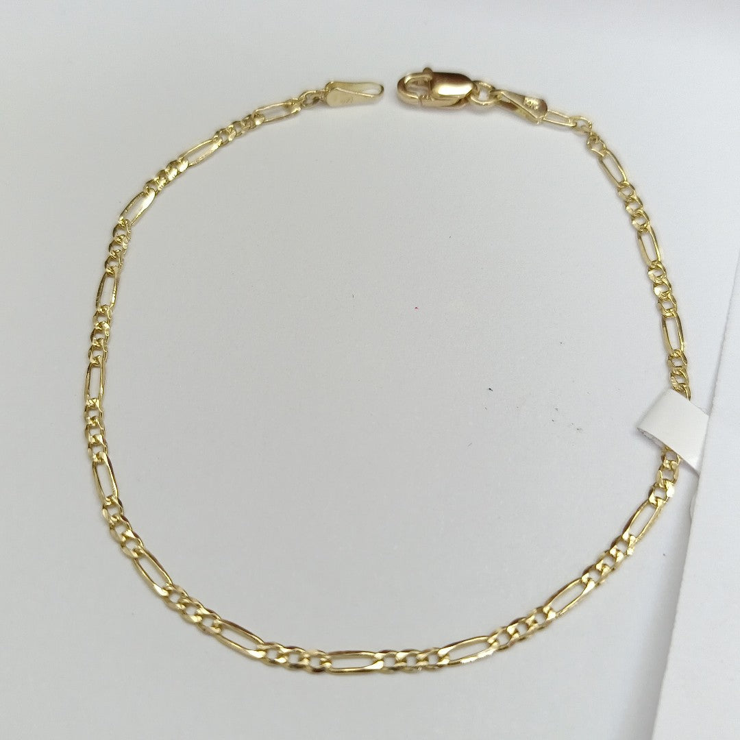 PULSERAS 3X1 ORO 14K 18 CM 1.5 GR (NUEVO)
