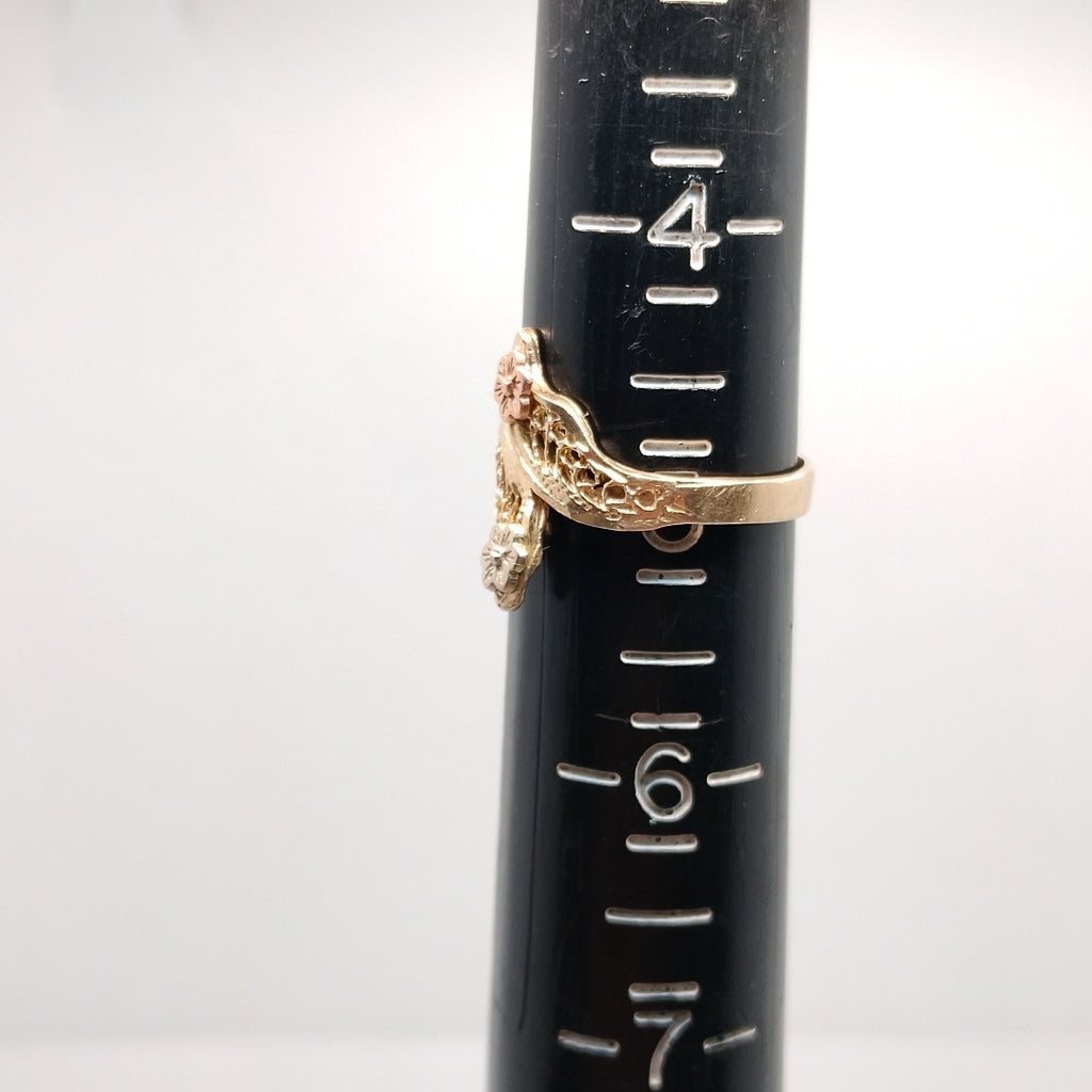ANILLITO ORO,ORO COMBINADO 10 K 1,90 GRMS (SEMINUEVO)