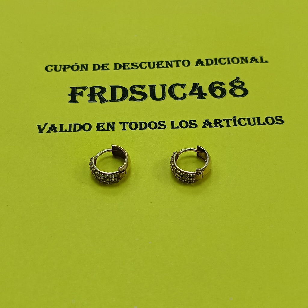 ARRACADAS PAR ORO 10 K 2.3 GRMS (SEMINUEVO)
