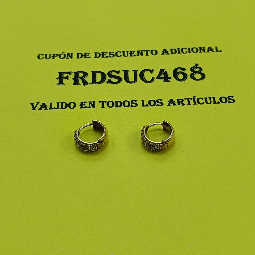 ARRACADAS PAR ORO 10 K 2.3 GRMS (SEMINUEVO)