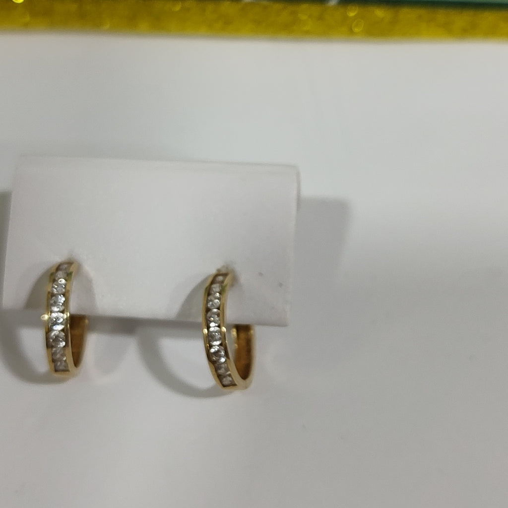 ARRACADAS PAR ORO 14 K 1,10 GRMS (SEMINUEVO)
