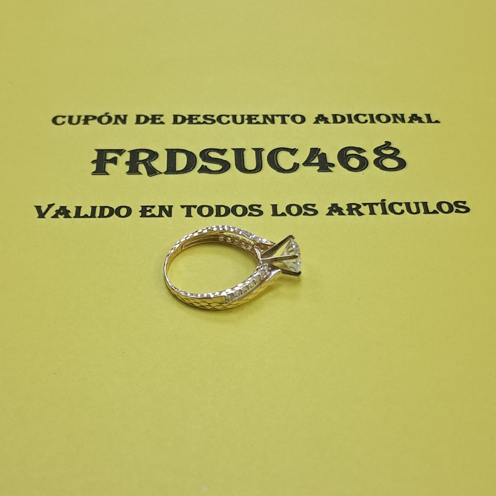 ANILLO ORO 14 K 2.4 GRMS (SEMINUEVO)