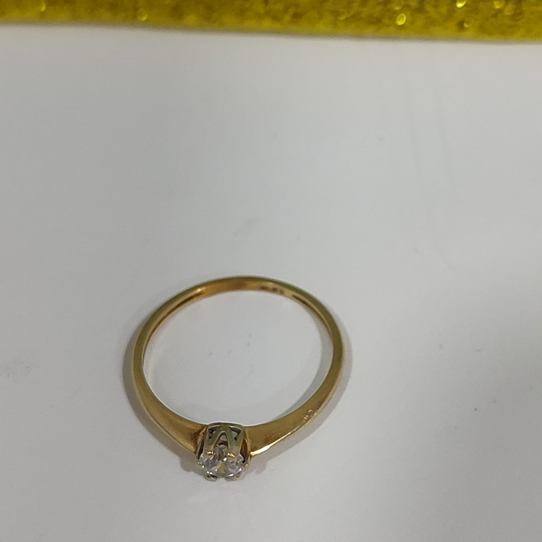 ARRACADAS PAR ORO 14 K 1 GRMS (SEMINUEVO)