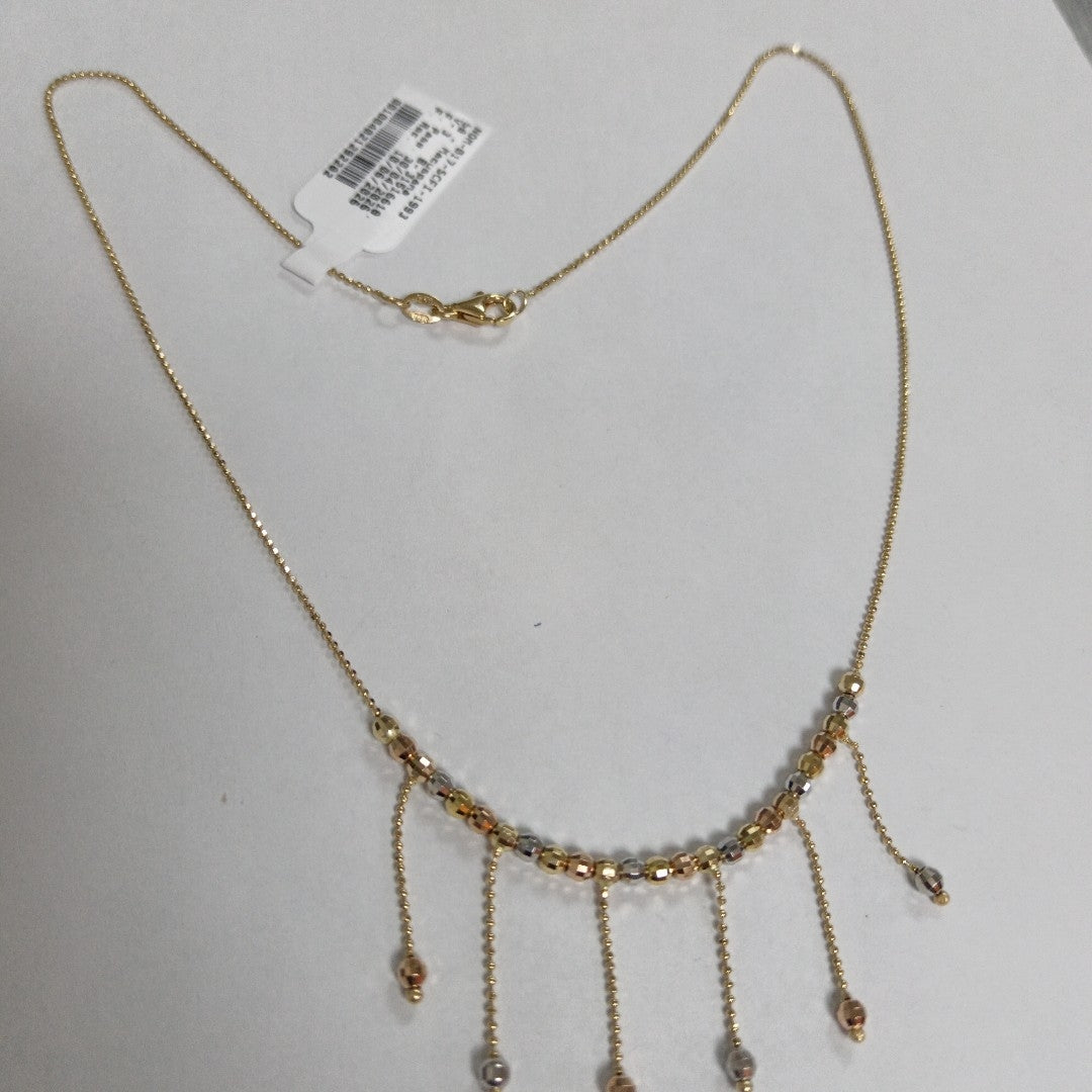 GARGANTILLA ORO COMBINADO 14 K 4,60 GRMS (SEMINUEVO)