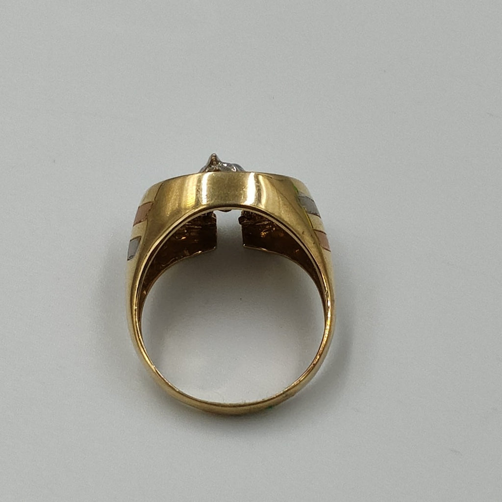ANILLO ORO 10 K 8,10 GRMS (SEMINUEVO)