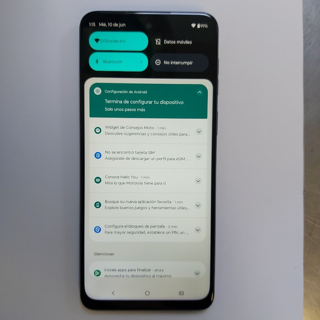 CELULAR MOTOROLA MOTO G55 5G XT2435-1(2024) 256 GB 8 GB RAM (SEMINUEVO)