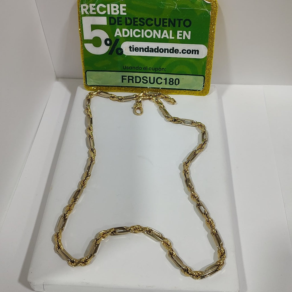 CADENA ORO 14 K 68.6 GRMS (SEMINUEVO)