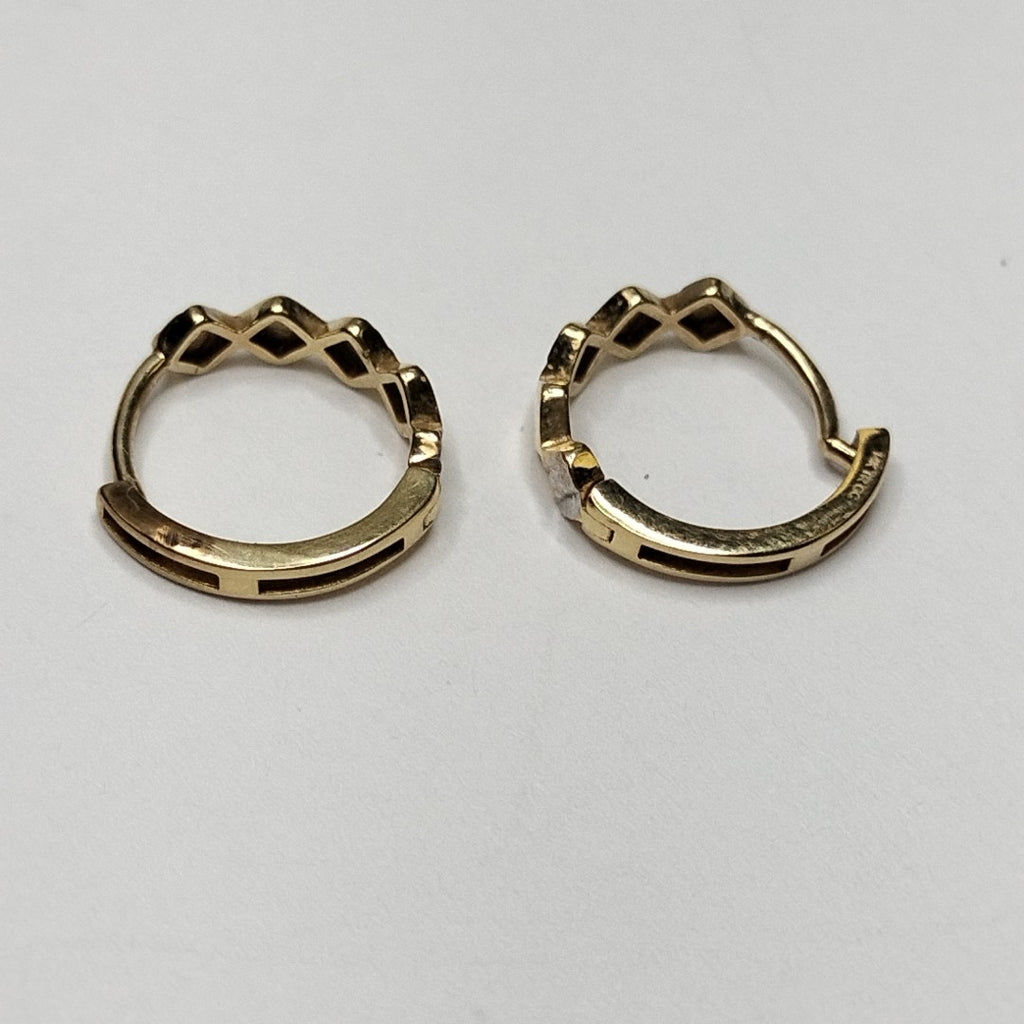 ARRACADAS PAR ORO 14 K 1.3 GRMS (SEMINUEVO)