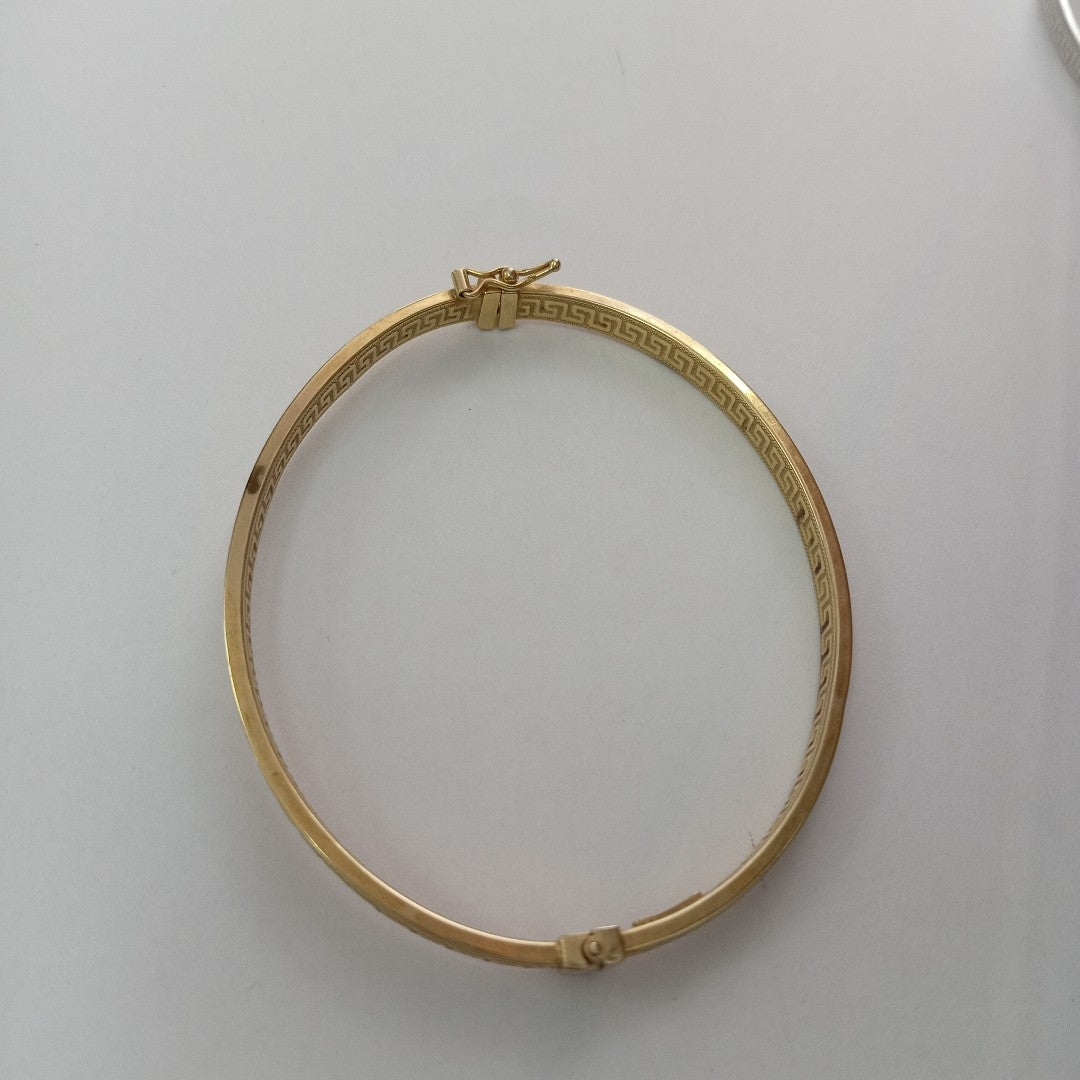 PULSERA ORO COMBINADO 10 K 10,20 GRMS (SEMINUEVO)