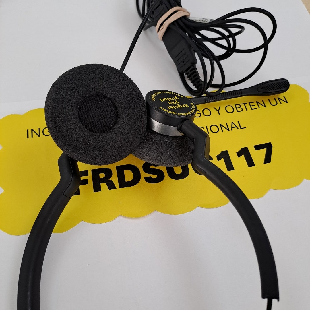 AUDIFONOS JABRA HSC015 ALAMBRICO OVER EAR (SEMINUEVO)
