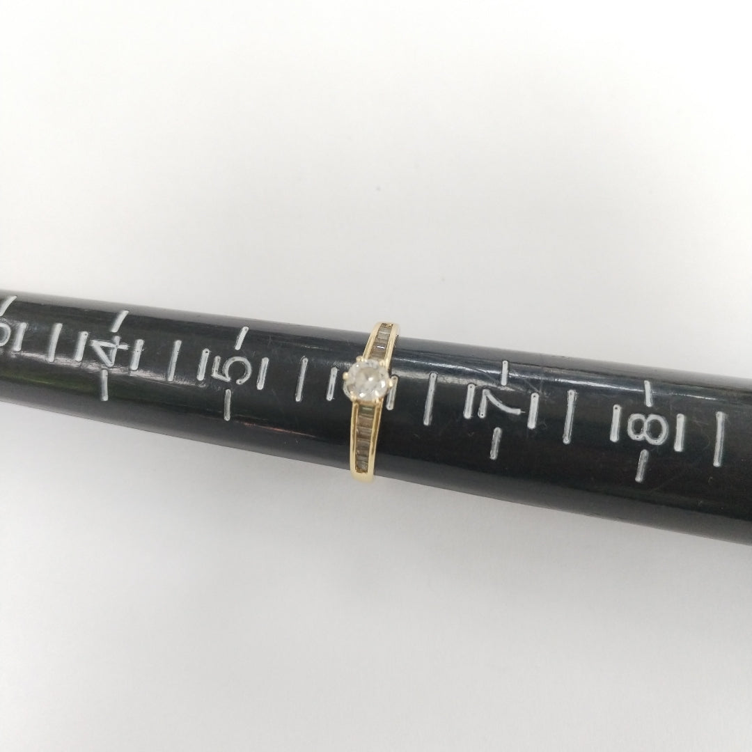 SOLITARIO ORO 14 K 1.7 GRMS (SEMINUEVO)