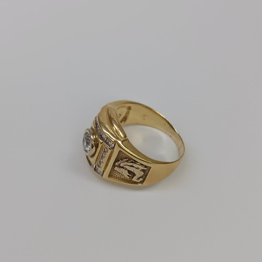 ANILLO ORO 14 K 11 GRMS (SEMINUEVO)