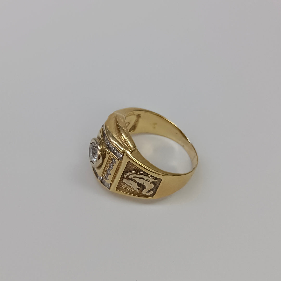 ANILLO ORO 14 K 11 GRMS (SEMINUEVO)