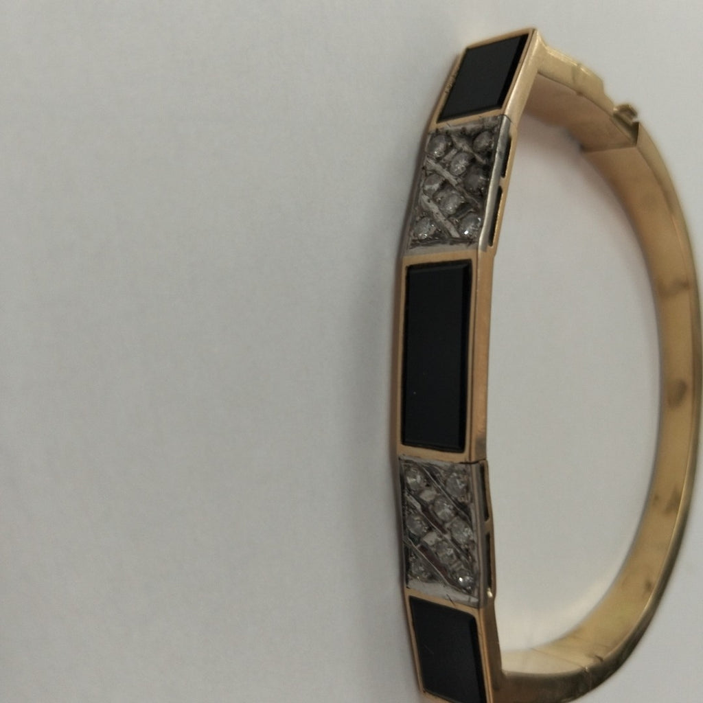 PULSERA RIGIDA ORO 14 K 25.2 GRMS (SEMINUEVO)