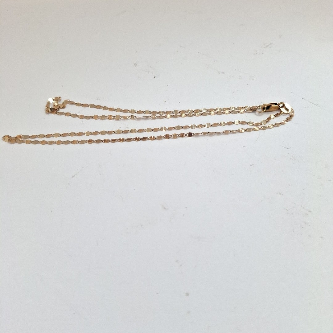 CADENA ORO COMBINADO 14 K 1.6 GRMS (SEMINUEVO)