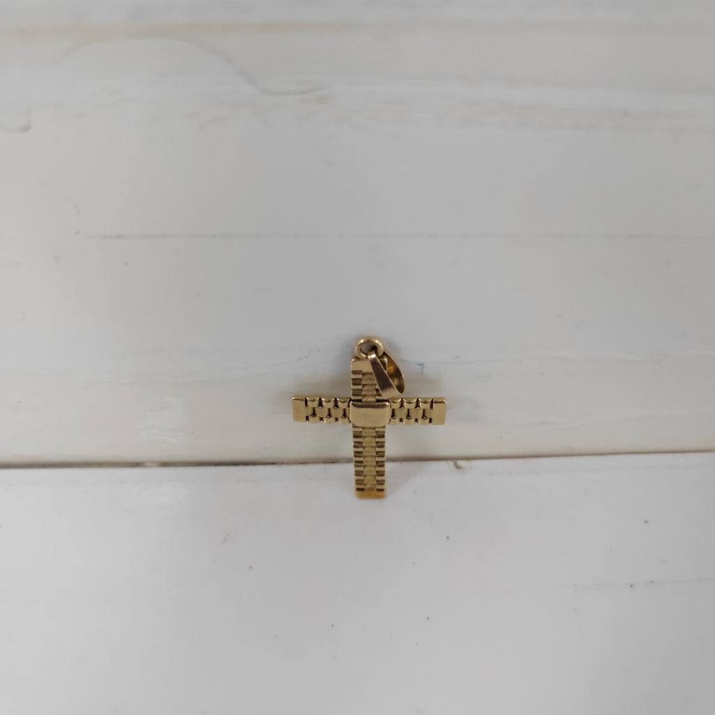 CRUZ, DIJE ORO 14 K 1.3 GRMS (SEMINUEVO)
