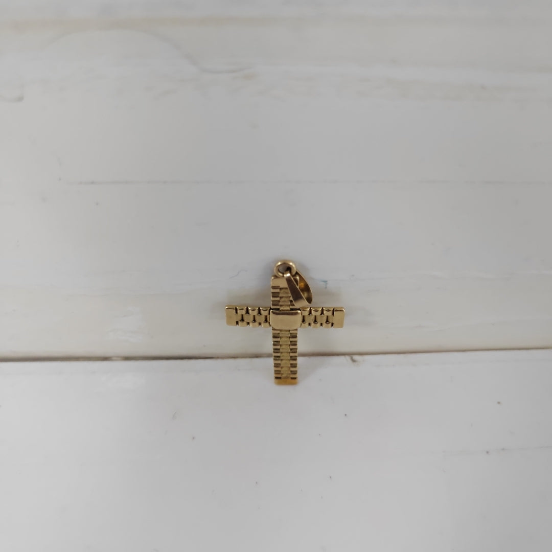 CRUZ, DIJE ORO 14 K 1.3 GRMS (SEMINUEVO)