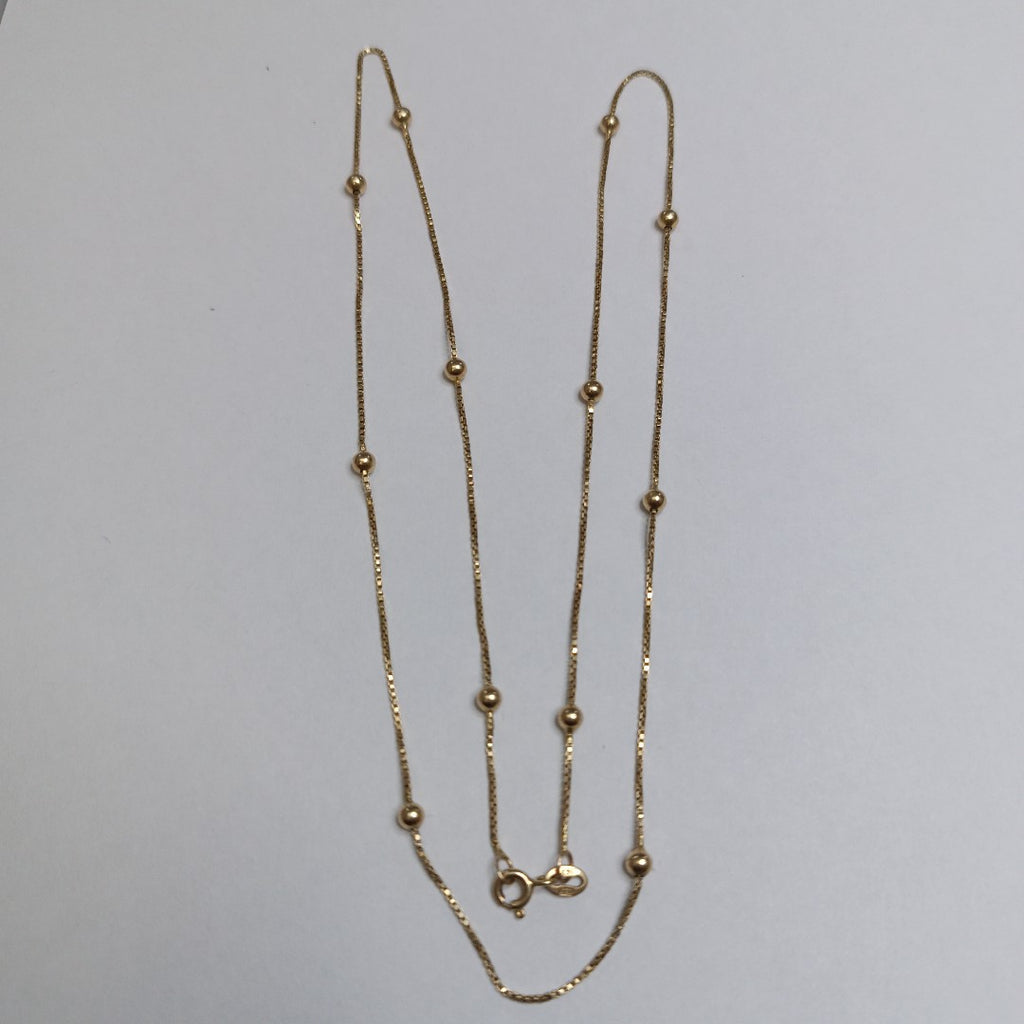 CADENA ORO 14 K 4.3 GRMS (SEMINUEVO)