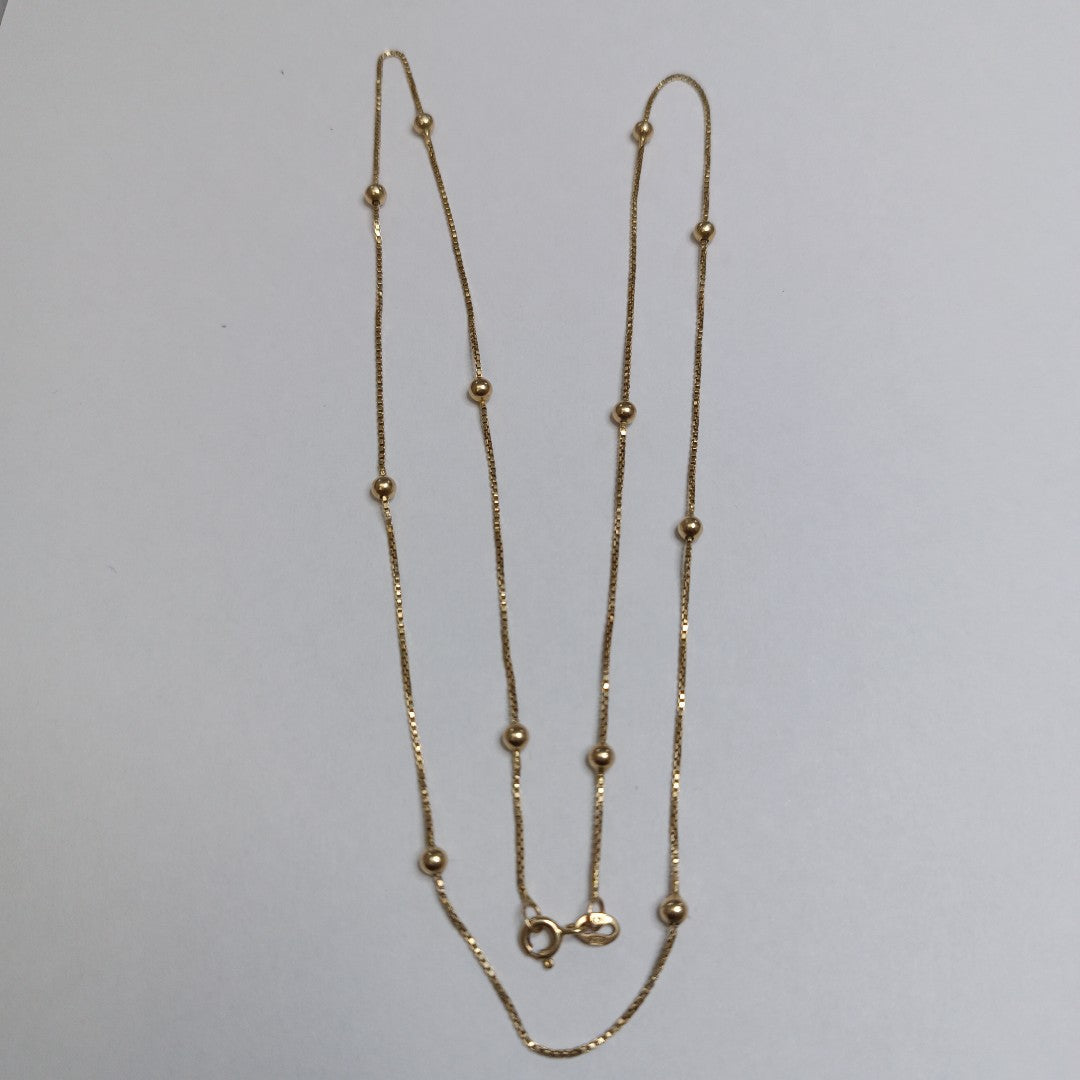 CADENA ORO 14 K 4.3 GRMS (SEMINUEVO)