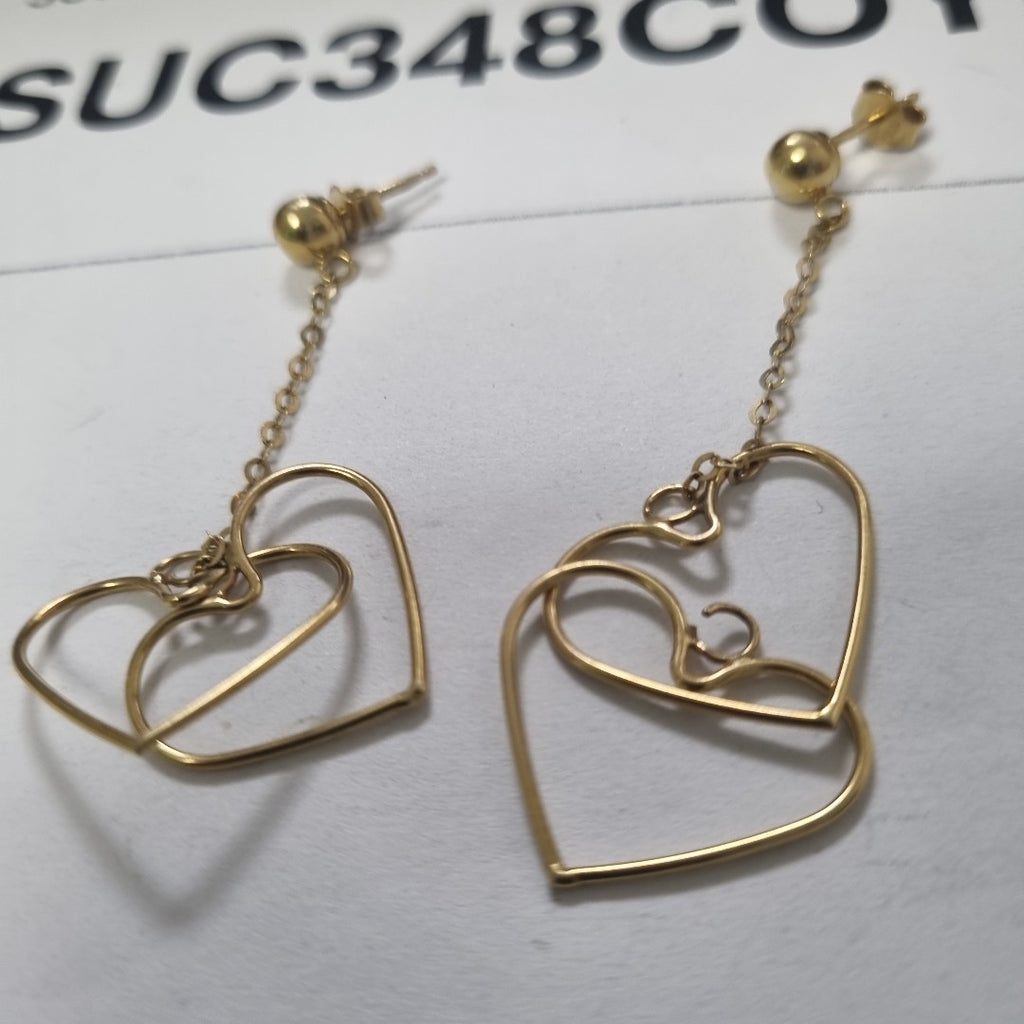 ARETES PAR ORO 14 K 3.6 GRMS (SEMINUEVO)