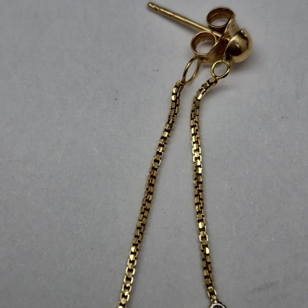 ARETES PAR ORO 14 K 2.1 GRMS (SEMINUEVO)