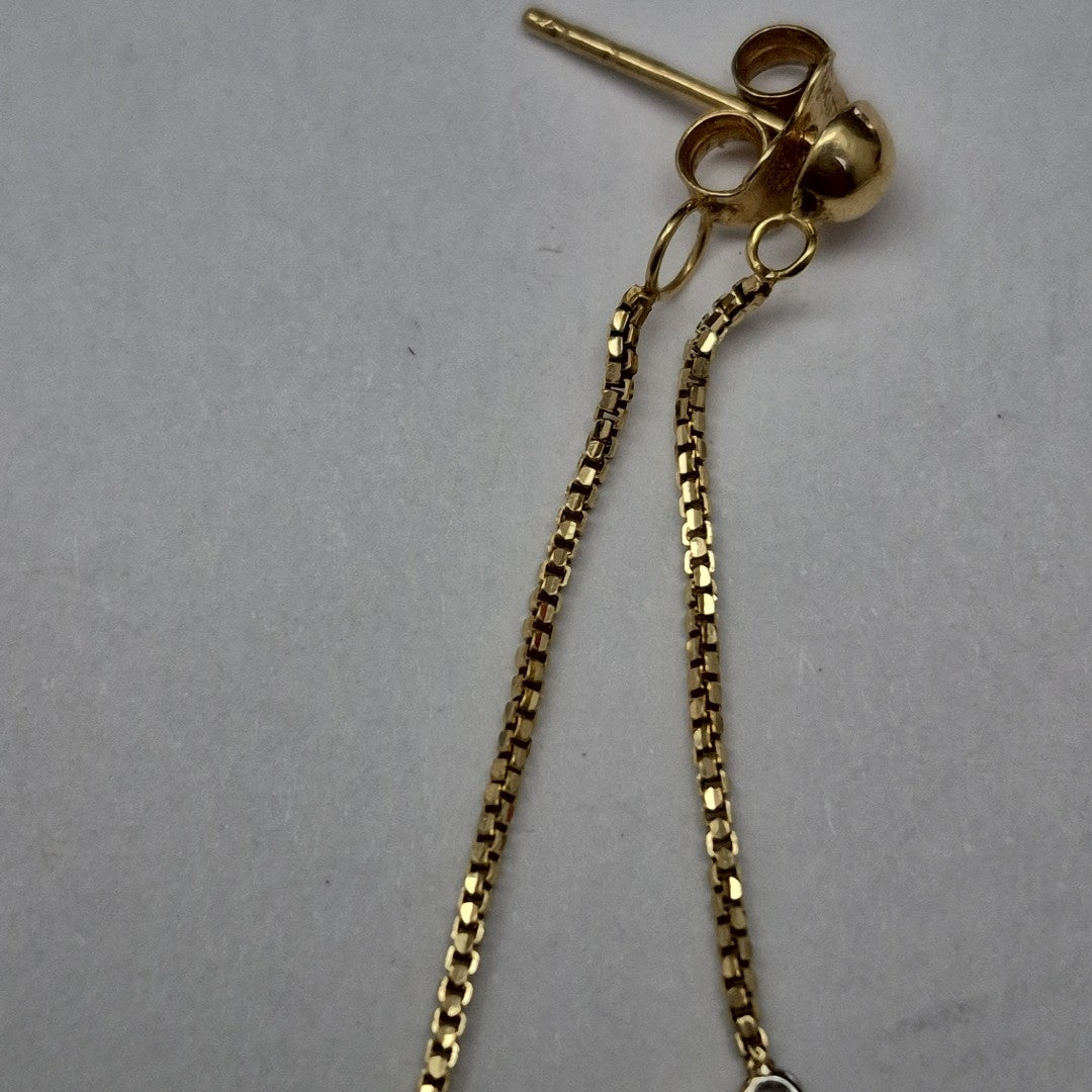 ARETES PAR ORO 14 K 2.1 GRMS (SEMINUEVO)