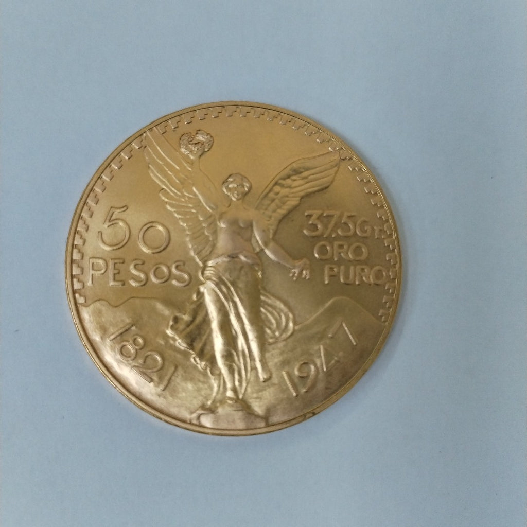 K1 41.6 GRMS 21 K IDENTIFICACIÓN MONEDA NOMINATIVA MONEDAS PESOS 50 PES (SEMINUEVO)